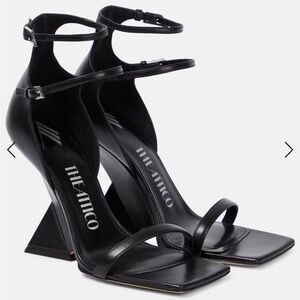 THE ATTICO Grace Leather Heels Cheope